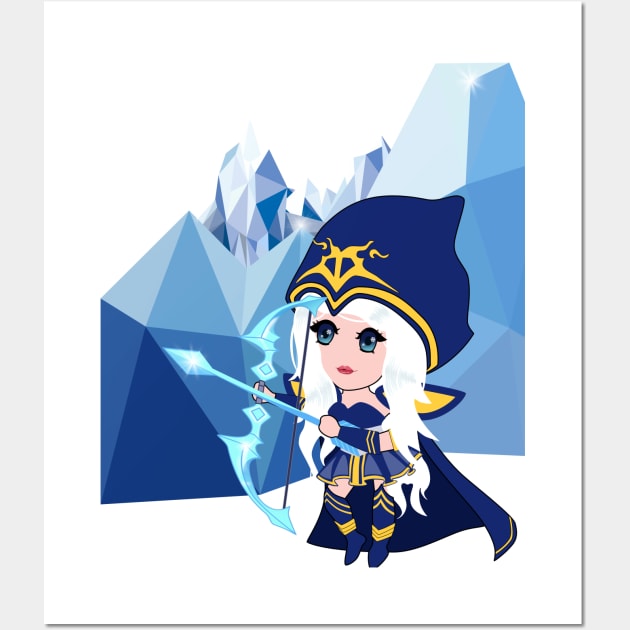 Ashe (Chibi) Wall Art by zoddie